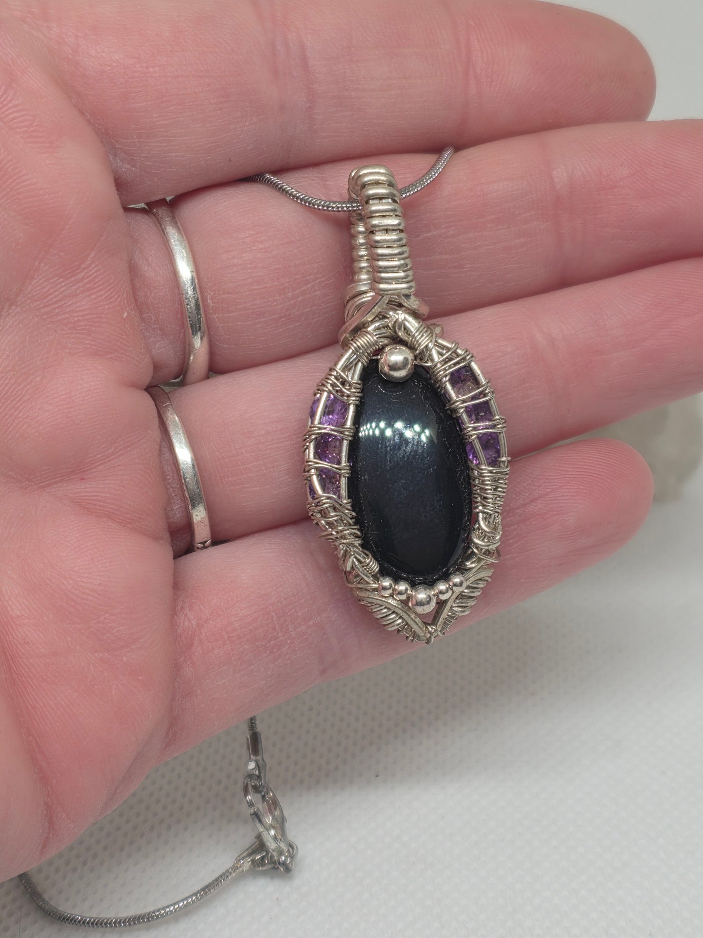 Tourmaline with Amethyst channeling