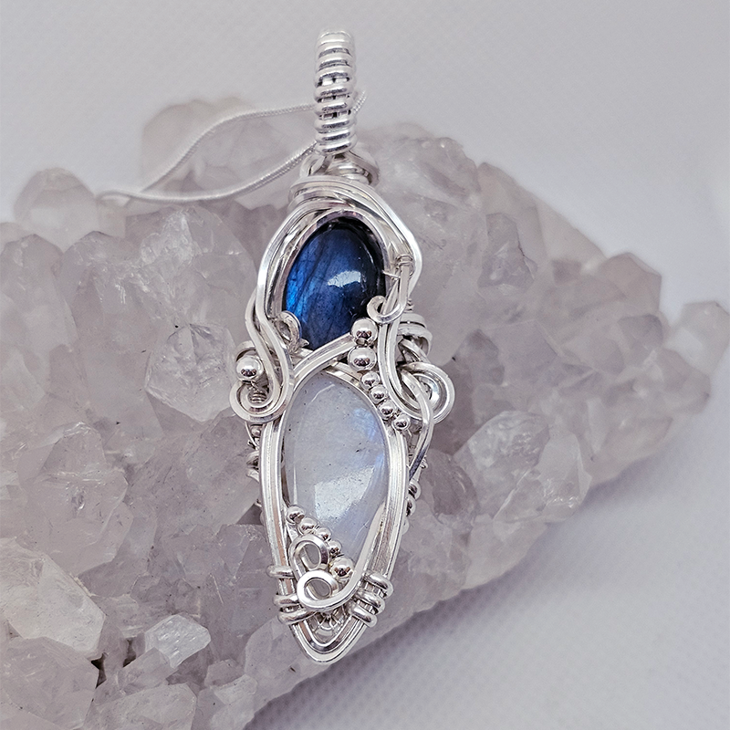 Moonstone Labradorite goddess