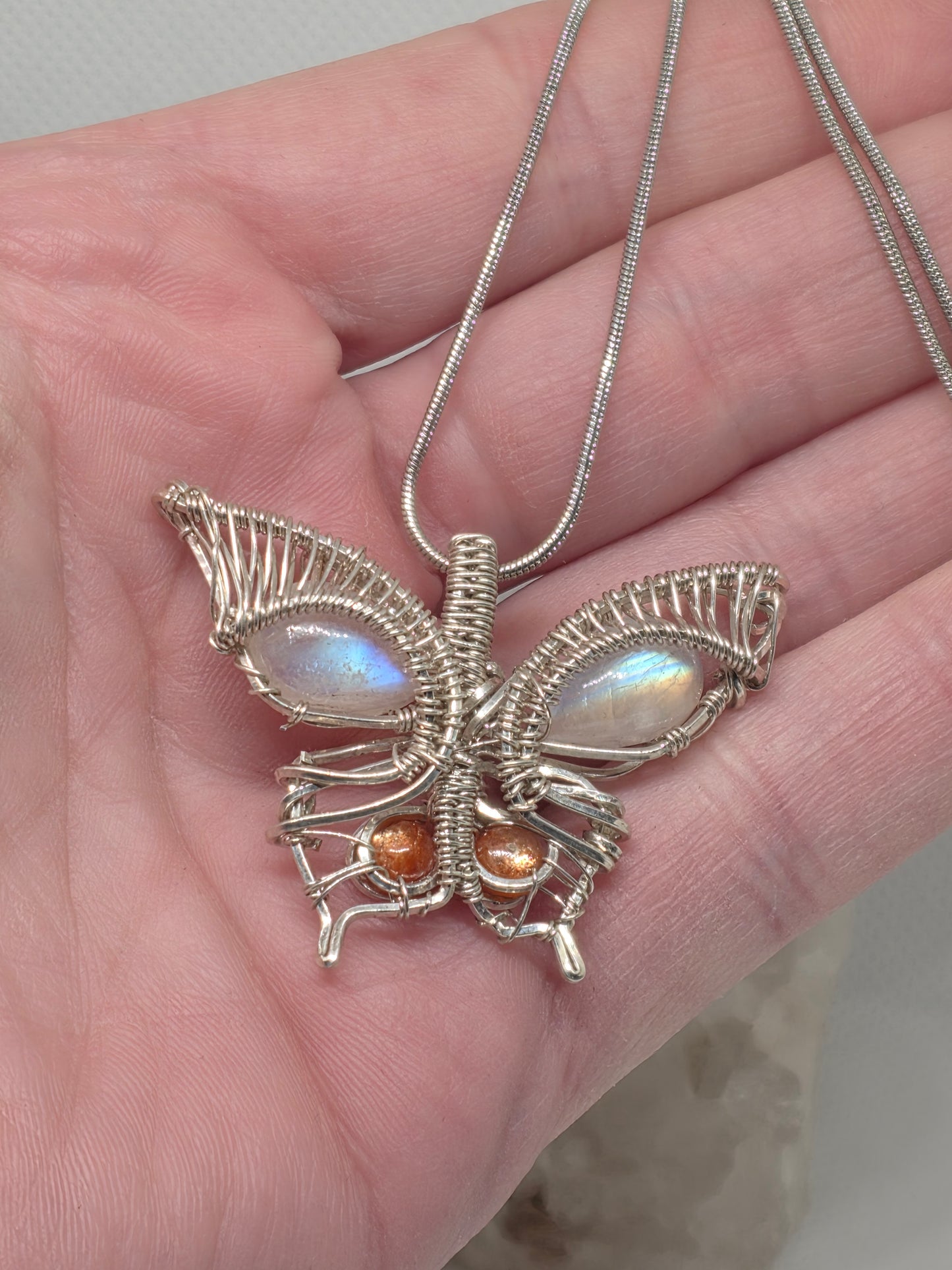 Moonstone and Sunstone Butterfly