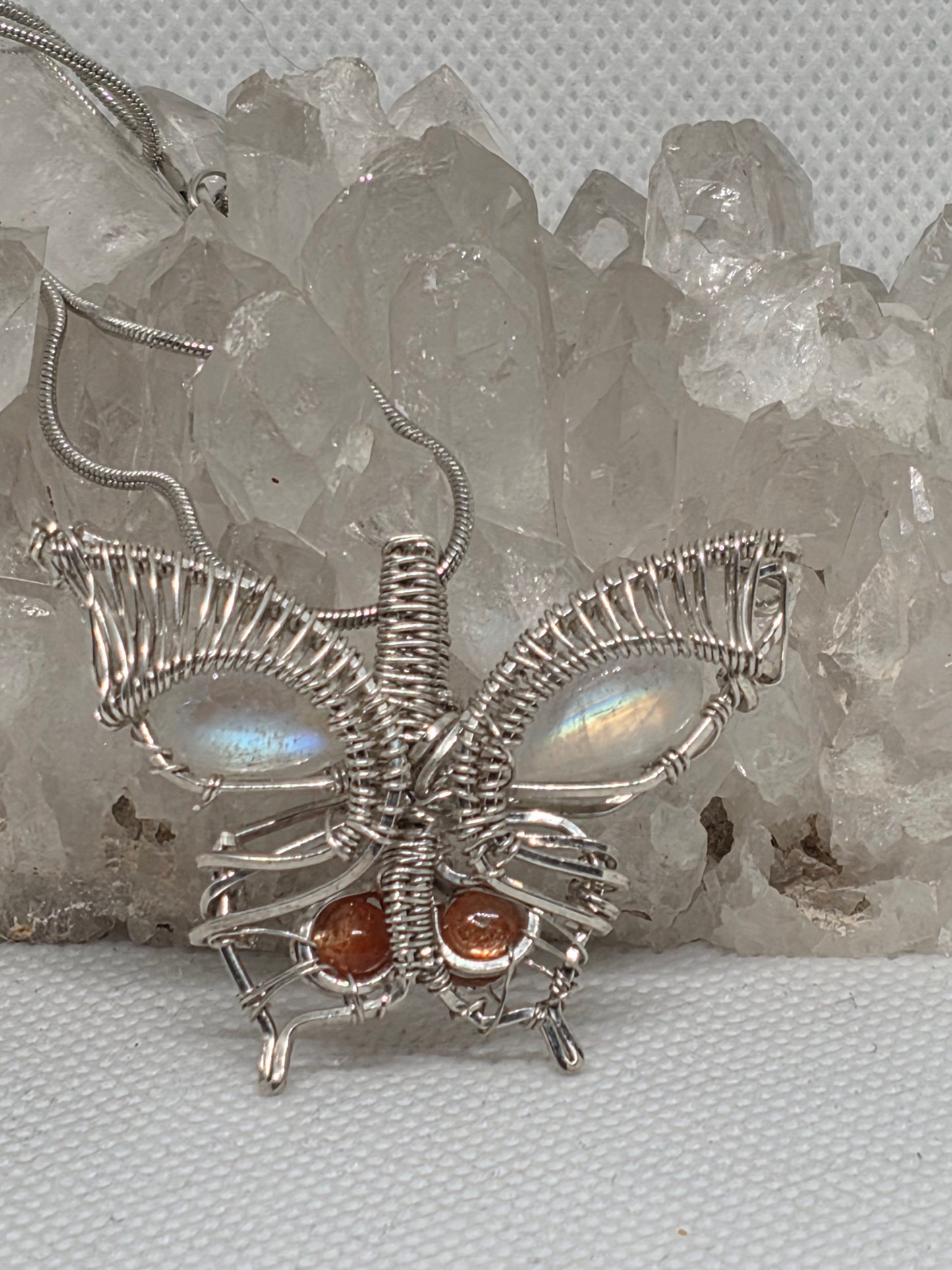 Moonstone and Sunstone Butterfly