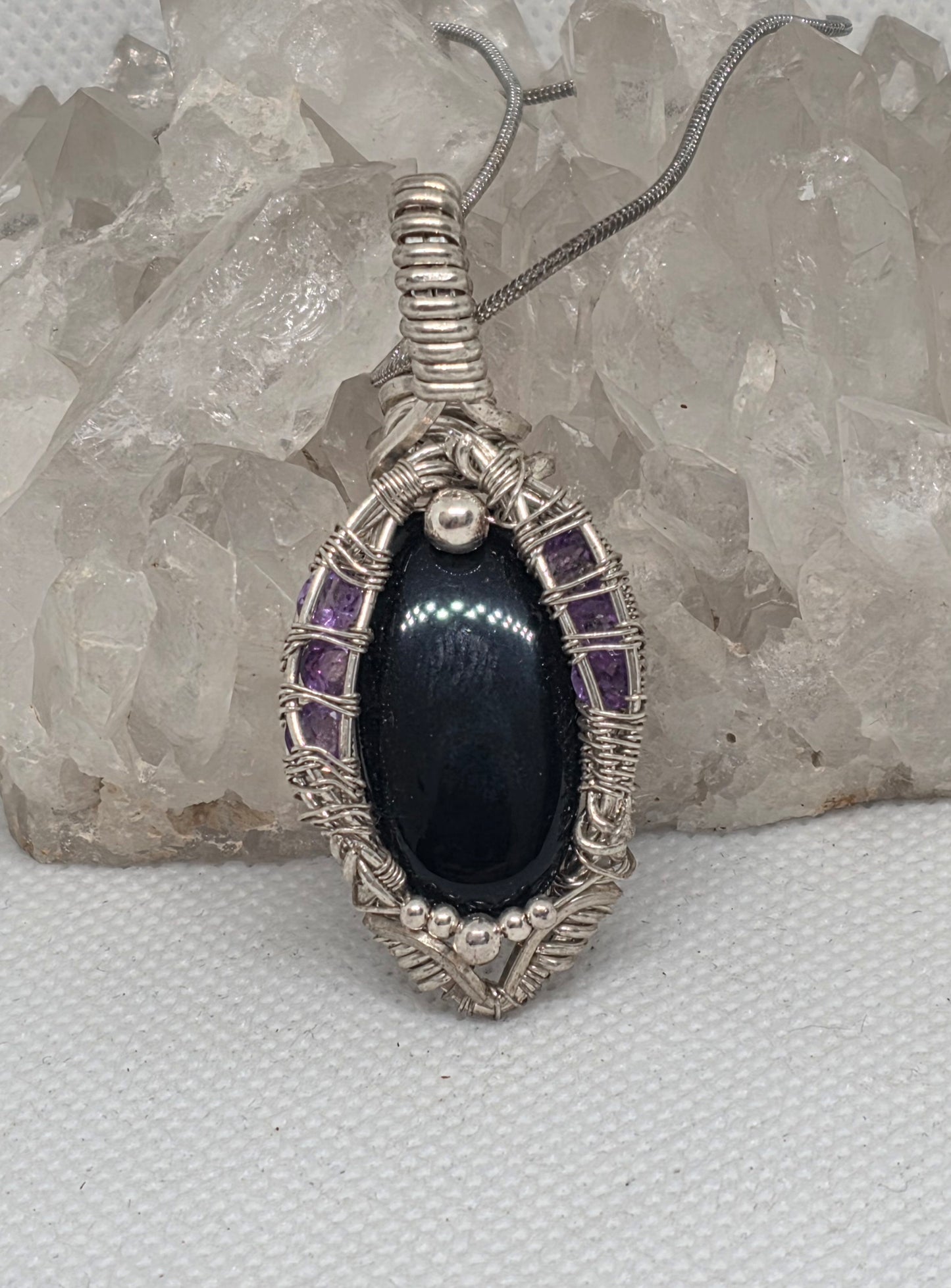 Tourmaline with Amethyst channeling